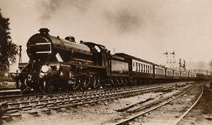 Der S.R. Dover Bootszug, gezogen von Sir Gawain, einer König-Arthur-Lokomotive, ca. 1930 von Unbekannt