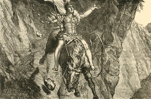 Das Opfer des Curtius, 1890 von Unbekannt