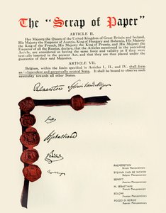 Der Fetzen Papier, 1919