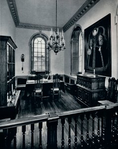 Das Büro des Sekretärs im Kapitol, im Flügel für allgemeines Gericht und Rat, um 1938