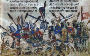Die Belagerung von Antiochia während des Ersten Kreuzzugs, ca. 1200