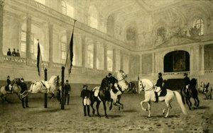 Die Spanische Hofreitschule, Wien, Österreich, um 1935
