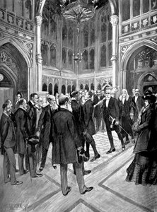 Die Prozession der Sprecher, House of Commons, Palace of Westminster, London, um 1905