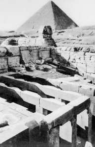 Der Sphinx-Tempel, Kairo, Ägypten, ca. 1920er