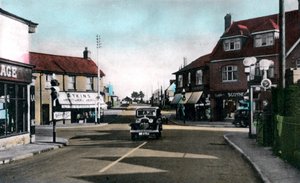 Der Platz, Braunton, Devon, frühes 20. Jahrhundert