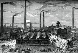 Die St Rollox Chemiewerke, Glasgow, ca. 1880 von Unbekannt