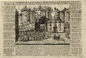 Der Sturm auf die Bastille am 14. Juli 1789, 1789 von Unbekannt