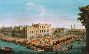 Der Sommerpalast in St. Petersburg, 1753
