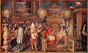 Der Sonnenkönig Ludwig XIV. von Frankreich mit seinem brillanten Hof