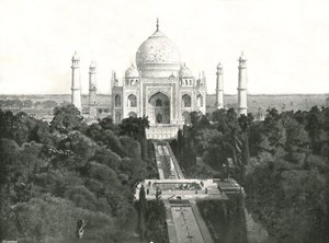 Das Taj Mahal, Agra, Indien, 1895 von Unbekannt