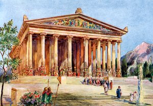 Der Tempel der Artemis, Ephesus, Türkei, 1933-1934