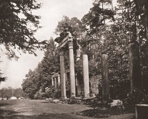 Der Tempel des Augustus in Virginia Water, Surrey, 1894