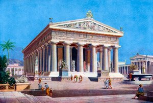Der Tempel des Poseidon, Paestum Pesto, Italien, 1933-1934