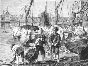 Die Themse bei Niedrigwasser, 1897