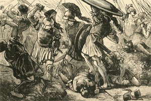 Die Thebaner und Makedonier bei Chaironeia, 1890
