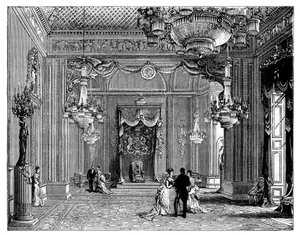 Der Thronsaal, Buckingham Palace, 1900