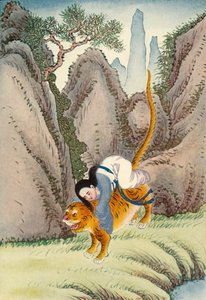 Der Tiger entführt Miao Shan, 1922