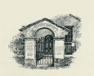 Das Tolpuddle-Denkmal an der Tolpuddle-Methodistenkapelle, 1934 von Unbekannt