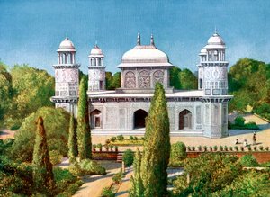 Das Grab von Itmad-ud-Dowlah, Agra, Indien, frühes 20. Jahrhundert von Unbekannt