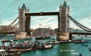 Die Tower Bridge, London, um 1910