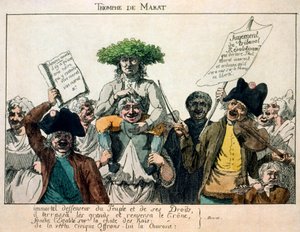 Der Triumph von Marat, 1793 von Unbekannt