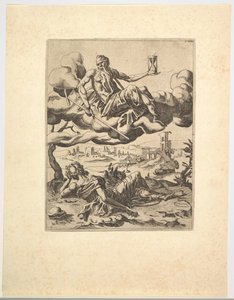 Der Triumph der Zeit aus Die Triumphe von Petrarca von Unbekannt