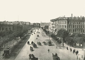 Die Vesterbrogade, Kopenhagen, Dänemark, 1895 von Unbekannt