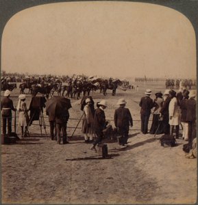 Der Vizekönig Lord Curzon und Lord Kitchener bei der großen Durbar-Überprüfung, Delhi, Indien, 1903