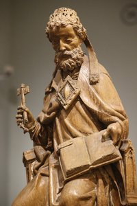 Das Victoria und Albert Museum. Heiliger Petrus. Eiche. Südliche Niederlande. Vereinigtes Königreich von Unbekannt
