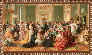 Die viktorianische königliche Familie, 1887