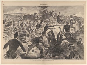 Der Krieg für die Union, 1862 - Ein Bajonettangriff Harpers Weekly, Vol. VII, 12. Juli 1862 von Unbekannt