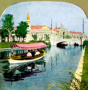 Die Westlagune von der Weltausstellung, St. Louis, Missouri, 1904 von Unbekannt