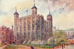 Der Weiße Turm, Tower of London, 1906