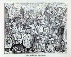 Die Frauen von Weinsberg, 1882 von Unbekannt