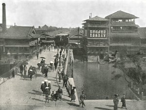 Die Yebisu Bashi, Osaka, Japan, 1895