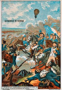 Der Ballon Entreprenant, geflogen von Coutelle, in der Schlacht von Fleurus, 1794 1890er Jahre