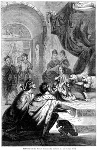 Die Verlobung von Isabella von Valois mit König Richard II, 1396 von Unbekannt