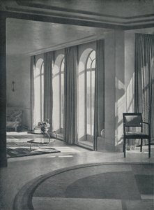 Das große Zimmer auf Yaffle Hill, Broadstone, Dorset, 1933 von Unbekannt