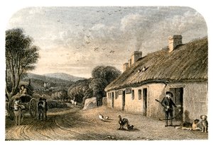 Geburtsort von Robert Burns, Alloway, South Ayrshire, Schottland von Unbekannt