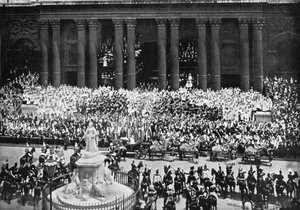 Dankeszeremonie in der St. Pauls Kathedrale, London, 22. Juni 1897