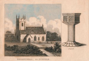 Die Kirche St. Johannes der Täufer, Brightwell, Suffolk von Unbekannt