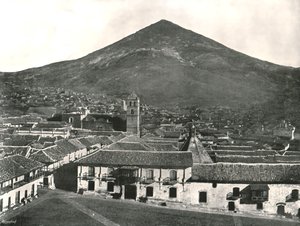 Die Stadt und der Berg, Potosi, Bolivien, 1895