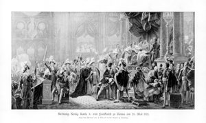 Die Krönung von König Karl X. von Frankreich, Reims, 20. Mai 1825
