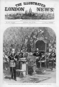 Das Titelblatt der Illustrated London News, 8. Mai 1875 von Unbekannt