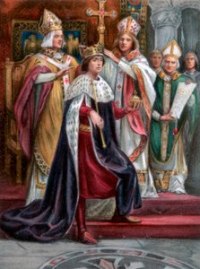 Die Krönung von Edward I., Westminster, 19. August 1274, 1902