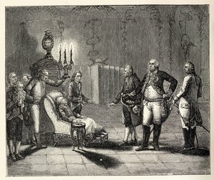 Der Tod von Friedrich II. am 17. August 1786 von Unbekannt