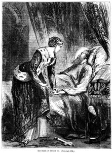 Der Tod von König Edward III 1312-1377
