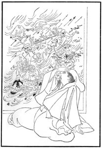 Der Tod von Kose no Hirotaka, 1886
