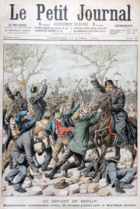 Die Abreise aus Berlin, 1904 von Unbekannt