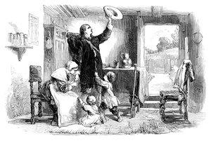 Die Abreise von Roger Williams (1603-1683) nach Salem Island, um 1902